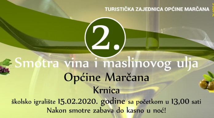 U subotu druga Smotra vina i maslinovog ulja Općine Marčana