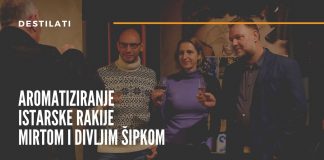 Rakija s mirtom i divljim šipkom