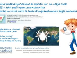 ROVINJ: Predavanje „Krpelji u Istri pod lupom znanstvenika“