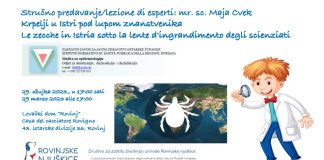 ROVINJ: Predavanje „Krpelji u Istri pod lupom znanstvenika“