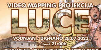 VODNJAN: Igra svjetla i video mapping projekcije i promocija novog vodnjanskog stripa