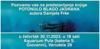 Predstavljanje knjige Potonulo blago Jadrana u pulskom akvariju