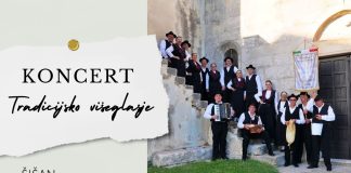 Koncert tradicijskog višeglasja u Šišanu