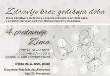 PREMANTURA: Predavanje Zimska ravnoteža – očuvanje zdravlja u sezoni niskih temperatura